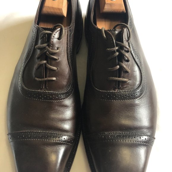 Allen Edmonds Plain-toe Lace-up Oxford Shoes - 10.5D Brown main image 12